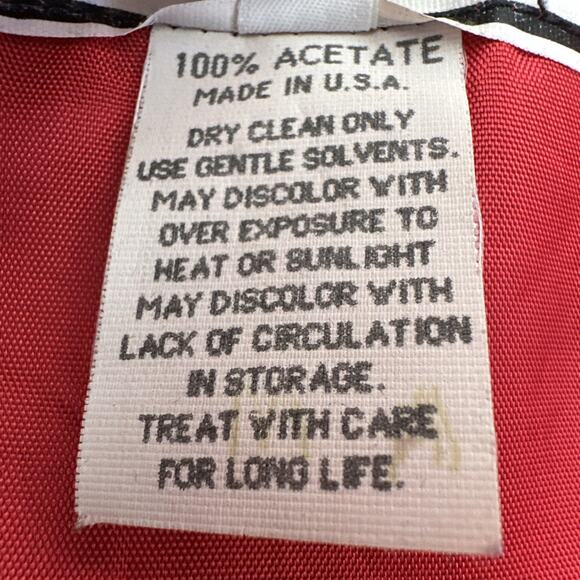 Vintage 90s President Casino Captains Club Satin Bomber Jacket Black Adult Large - Picture 10 of 10